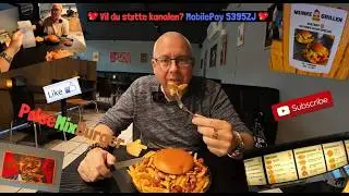 JEG PR&Oslash;VER P&Oslash;LSE MIX BURGER P&Aring; MUNKEGRILLEN I L&Oslash;GUMKLOSTER👈KAN DET NOGET😊😊