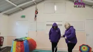 Amazing Bubble Wand Trick: One-Person Kid in a Bubble!