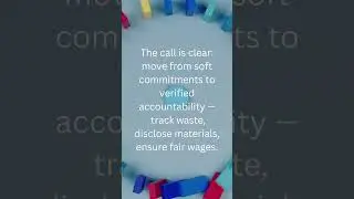 UN x Redress | Fashion&rsquo;s Accountability Moment