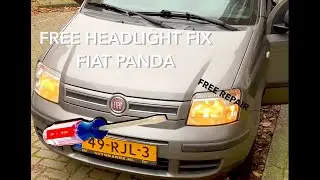 Repair Headlight Fiat Panda (169)- Easy Free Fix