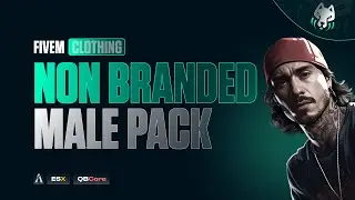 X Studios: Non Branded Clothing Pack - FiveM Lore Friendly Clothing (GTA5 Male Clothing)