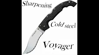 Sharpening Cold steel knife, at Miami gun show, Knife sharpeners for sale online, Free shipping.