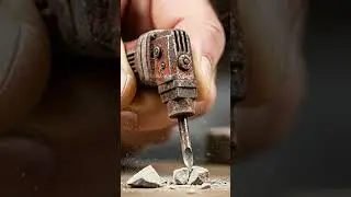 Rusty Mini Hammer Drill Breaks Tiny Stones 😱🪨 | Tiny Tool Chaos