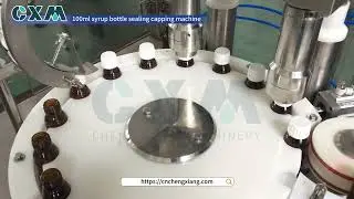 High-Precision Syrup Bottle Filling Line | Beverage & Food Industry #machine #cap #cxm #SlushySyrup