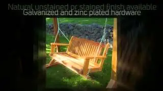 Wood Country Cabbage Hill Red Cedar Porch Swing - 1PS, 1PS5