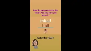 Pronunciation of HALF . Another confusing word for Spanish speakers