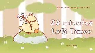 20 minutes - Relax & study with me Lofi | Duck on a rock #20minutetimer  #20min #lofi #relaxing