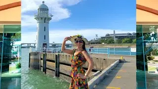 SINGAPORE WALKING TOUR AT RAFFLES MARINA ||#singapore #walkingtour #exploring