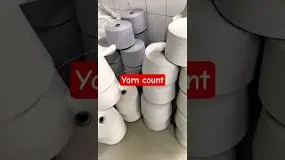 Yarn count #yarncount #machine #textile