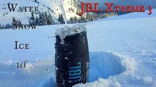 JBL Xtreme 3 - Ice, Snow & Water TEST - 100% Volume