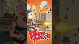 American Dad: Avery Bullock doing cocaine and shooting Guns. #animation #cartoon #americandad