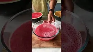 *4 INGREDIENT* WATERMELON JELLY AT HOME #shorts