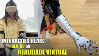 Luvas que fazem voc&ecirc; SENTIR o VIRTUAL! AGORA voc&ecirc; SENTE o que TOCA dentro da realidade virtual