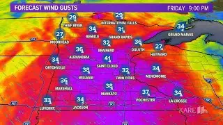 LIVE RADAR: Snow, strong winds could cause visibility issues Friday night