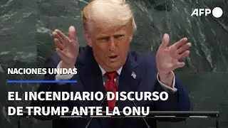 Trump arremete contra la ONU, acusándola de no estar a la altura | AFP