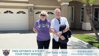 Pressure washing service San Diego CA | &ldquo;Call out quote&rdquo; | Get $75 OFF!!5   Testimonial