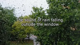 ASMR Rain Sounds: Window View White Noise for Sleep & Stress Relief 😌