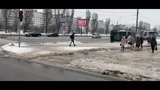 В ХАРЬКОВЕ СКОЛЬЗКО, ТРЕВОЖНО И МЕСТАМИ БЛЭКАУТНО... 30 января 2026 года.
