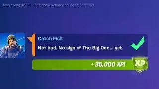 Fortnite Challenge - Catch fish - Chapter 2 Season 6 Week 9