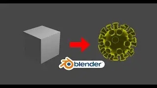 Cube To Corona Virus - Blender Tutorial