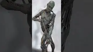 Metal figurative sculpture     #art #youtubeshorts #sculpture