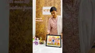 DIY-28 Let&rsquo;s make 3D miniature frame #nivyacraftidea #diycrafts #diy #miniatureframe