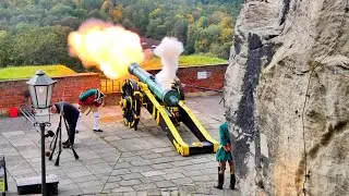 Kanonendonner auf der Festung Königstein  (4k)