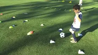 Treino de futebol: Exercícios de condução e coordenação motora