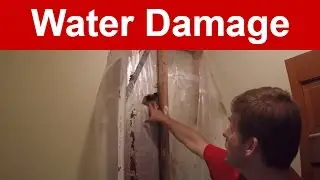 Vlog 7 - Water Damage to Bathroom Wall from Leaking Gutter