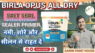 Birla Opus All Dry Salt Seal Sealer Primer || SAINIKPAINTHOUSE || BIRLAOPUSINTERIORPAINTS