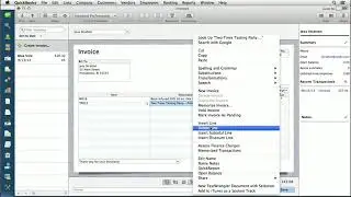 QuickBooks for Mac Tutorial - Invoicing customers