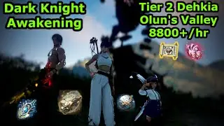 BDO | Tier 2 Dehkia Olun's Valley | Dark Knight Awakening | 8800+/hr (Lv2)