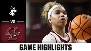 Northeastern vs. Boston College Game Highlights | 2025-26 ACC Women's Basketball