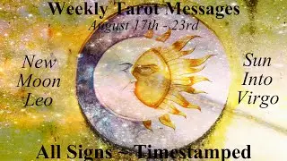 🔮✨Weekly Tarot Message August 17th - 23rd ~ All Signs Timestamped