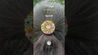 Multi color 3d hairband design #hairbands #centerclips #handmadehairaccessories