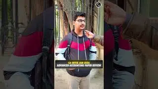 CA Inter Advanced Accounting Jan 2026 Exam Review 🔥 #Shorts #CA #PW