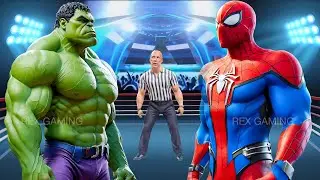 Green Hulk VS Spider-Man | Epic Battle | WWE 2K25