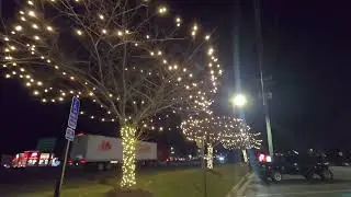 Chick-fil-A professional Christmas light installation in Virginia
