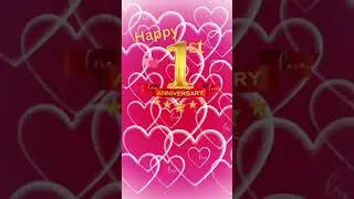 Happy 1st Anniversary Message 💖 #1stanniversary #anniversary #weddinganniversary