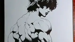 Drawing BAKI HANMA 🔥 | Requested by Subscriber | Live Ink Art ✍️