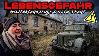 NATO-Draht, Munition & Milit&auml;rfahrzeuge - extrem gef&auml;hrlich 😱 | Lost Place Tour Vlog