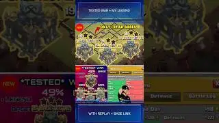 TESTED* WITH BASE DATA*&mdash;th17 war base | th17 cwl base | with personal legend base #th17cwlbase #coc