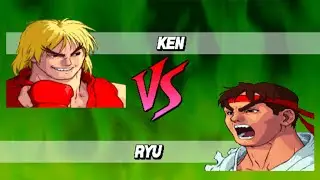 Street Fighter EX Plus Alpha - RichterMasters (Ken) vs richterhayabusa (Ryu)