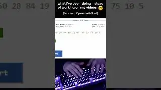 typing 69 digits of pi in under 6.9 seconds 🤓