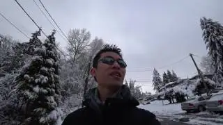 Mavic Pro Drone Through The Winter Woods And Some Common Vancouver Snow News