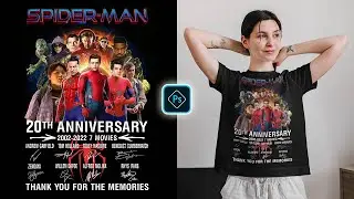 Spider Man T-Shirt Design Gearlaunch In Photoshop Tutorial
