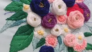 Hand Embroidery Live Streaming for Beginners | Tutorial for Hand Embroidery | Leaf Stitch
