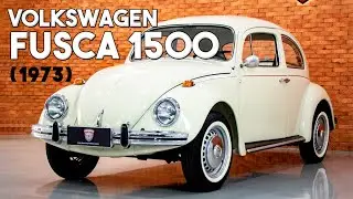 Volkswagen Fusca 1500 (1973) - Branco Paina - Cl&aacute;ssicos Premium