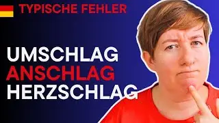 Anschlag Umschlag Herzschlag | Deutsch B1 B2 C1