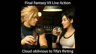 Final Fantasy VII Live Action: Cloud Oblivious to Tifa's Flirting #Veo3